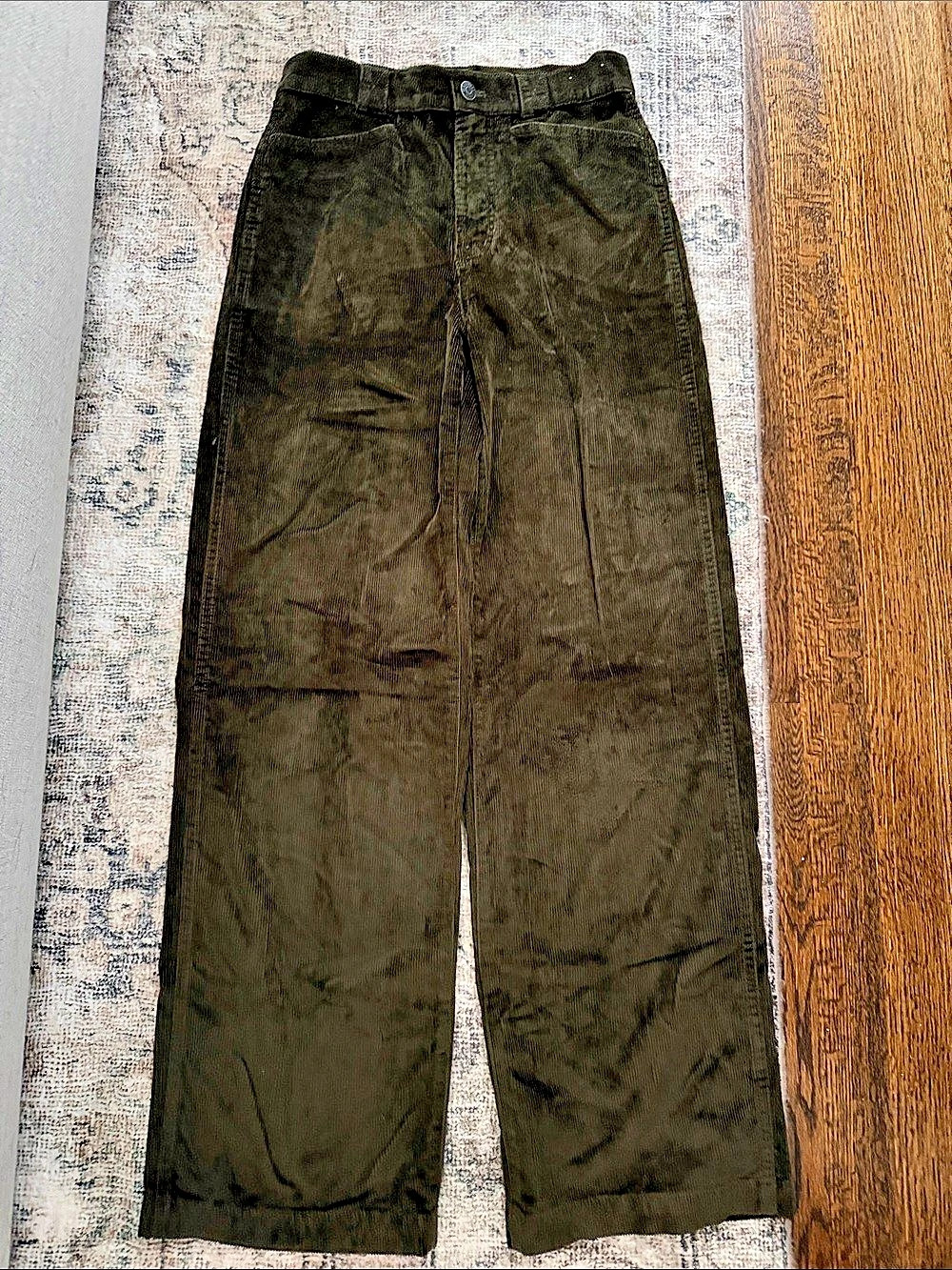 Madewell Wide-Leg Pants Courdoruy